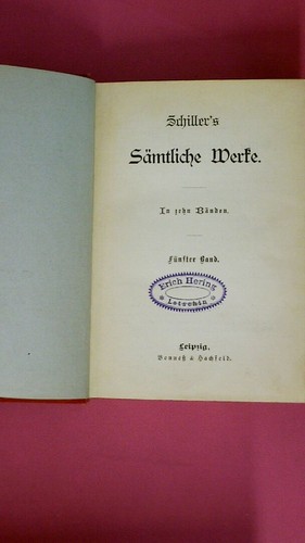 238307 schiller sämtliche - schiller`s,