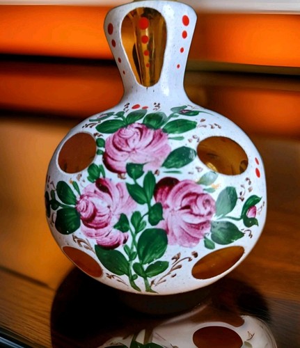 Schnupftabakglas handbemalt - schnupftabakglas,