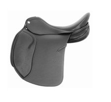  Dressursattel SOMMER Opus I 16,5 Zoll 30,5 Kammerweite Saddles Leder Schwarz