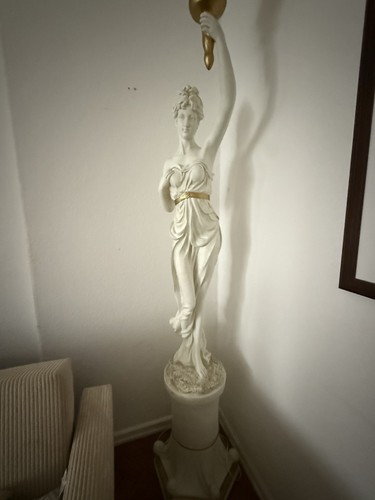 Angel lamp sculpture - angel,