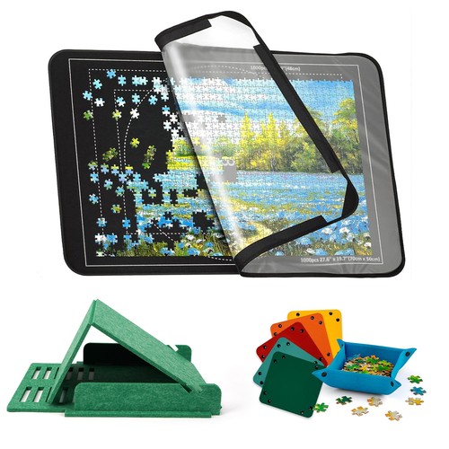 Puzzlebrett mit verstellbarem - mit,