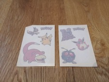Pokémon 2000 Nintendo Merlin Collections Tattoos Nr. 10/20 und 11/20