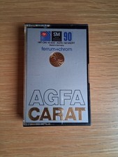 AUDIO CASSETTE - AGFA CARAT ferrum+chrom - Type III - 90 Minuten - Gebraucht