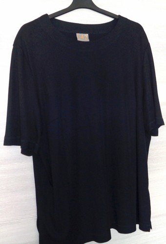Tiefschwarzes shirt zeitlos - shirt,