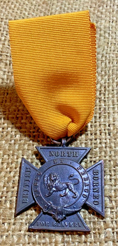 Medaille britisches nordborneo - britisches,