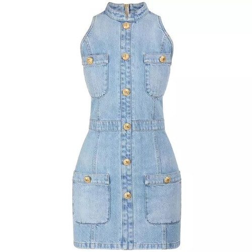 Balmain denim kleid - denim,