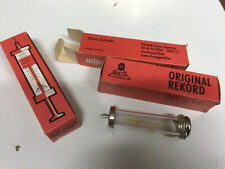 Ersatz-Zylinder f. Metall-Glas-Spritze 10ml Original Record mlw VEB austauschbar