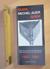 Katalog: Guide Michael Auer Kamera-Preiskatalog 1993-95! Englisch & französisch!