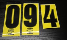 Startnummer-Aufkleber Kart Racing Leihkart