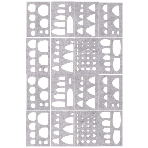 Teiliges filzformen set - 16-teiliges, filzformen-set