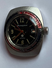Vostok Amphibien Komandirskie Russische Taucher Herren Uhr 200 Meter 
