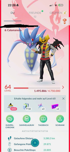 Pokémon account level 64 - go,