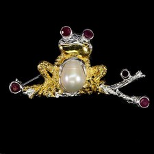 925 Sterlingsilber Brosche