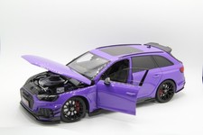Audi RS4 B9 "Darwin Tuning" Avant 2020 Purple Met. Kilo Works 1/18 VAKW02301