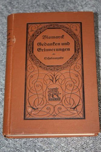 Bismarck gedanken und - gedanken,