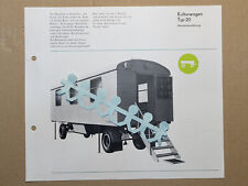 Kulturwagen Bauwagen Typ 20 Kopie Werbung Anhänger DDR 1960er/1970er Jahr