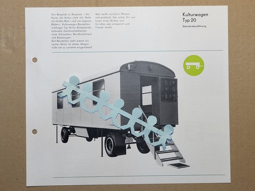 Kulturwagen bauwagen typ - kulturwagen,