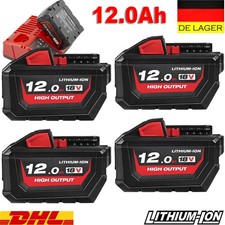 Für Milwaukee M18 Original Akku 18V XC 12,0Ah Li-Ion M18B5 48-11-1860 48-11-1852