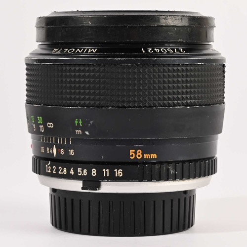 Minolta rokkor 2 58mm - minolta, 1,2/58mm