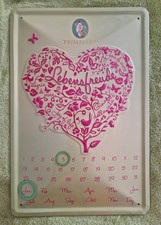 Ewiger Kalender Blech Mit Herz