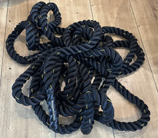 Amazon Basics - Trainingsseil Battle Rope 5cm x 15 Meter Fitness Schwungseil