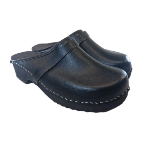 Clogs schwarz holz 43 - gr.,