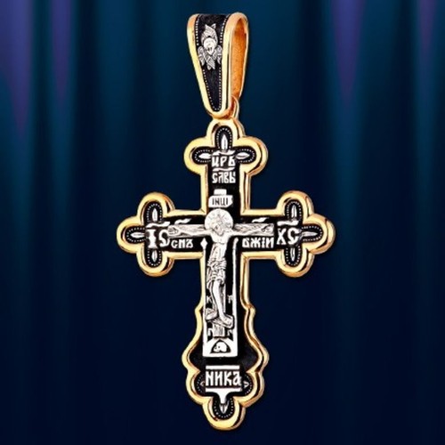 Russisches kreuz silber 925 - kreuz,