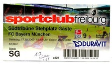 Ticket BL SC Freiburg - Bayern München 2009/10