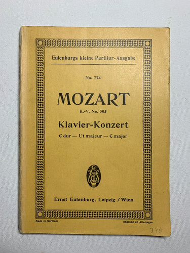Noten mozart kv 503 - kv,