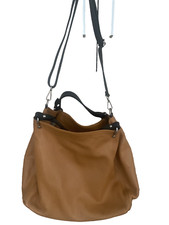 VERA PELLE Tasche Echtleder braun/schwarz NEU