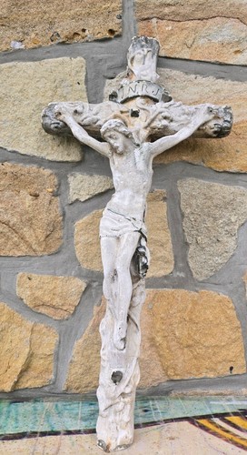 Antikes kruzifix kreuz - antikes,