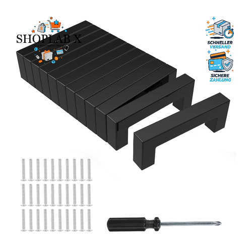 Türgriffe schwarz 96mm - türgriffe,