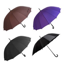 XXL Automatik Regenschirm 16 Fach Verstrebung Schirm Pongee 190 T 120 cm