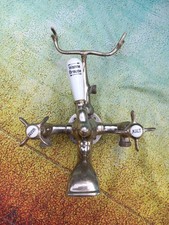 Aus der Jugendstilzeit Badarmatur Mischbatterie. (Metall/Keramik )