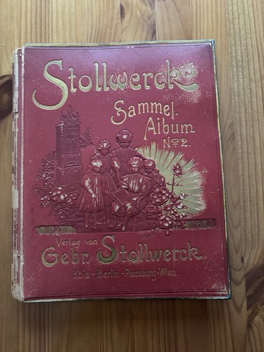 Stollwerck album leer rot - stollwerck,