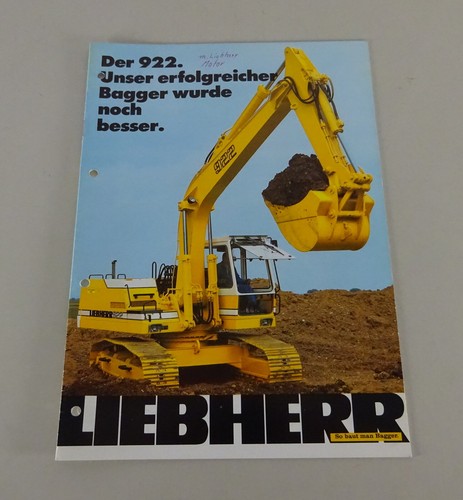 Prospekt broschüre liebherr - /,
