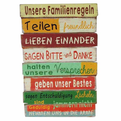 Holzschild unsere - holzschild,