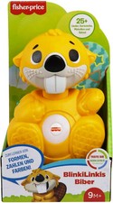 Fisher-Price GXD84 BlinkiLinkis Biber zum Lernen Formen, Zahlen und Farben