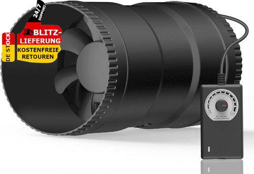 100mm inline rohrventilator - 100mm, inline-rohrventilator