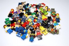 Lego® 10 Minifiguren mit Kopfbedeckung gemischt, Sammlung, Männchen, Konvolut