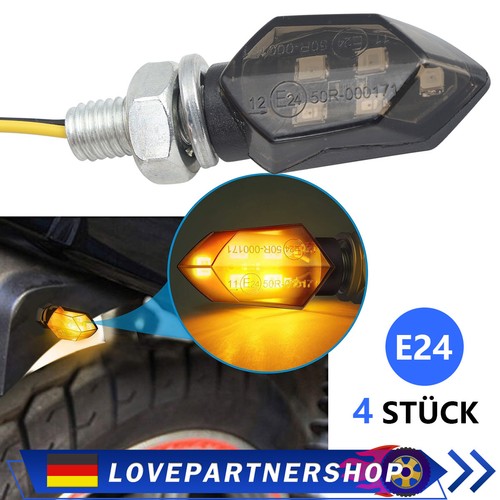 Geprüft motorrad blinker - 4x,