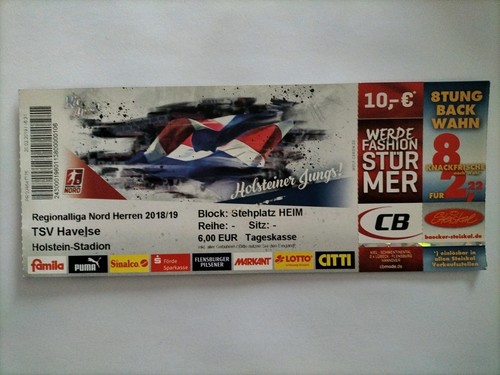 Sammler ticket holstein - 18/19,