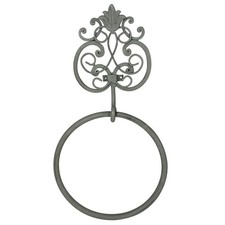 Handtuchring Grau Shabby Chic