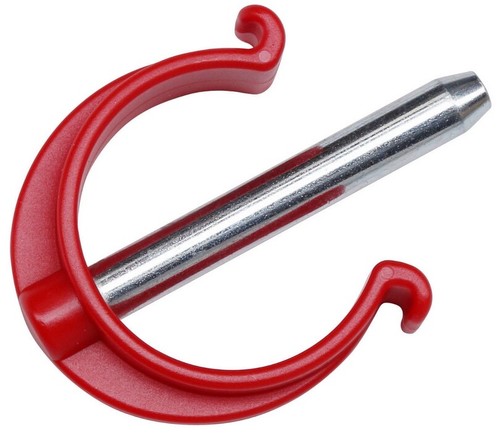 Federstecker rohr 48mm rot - federstecker,