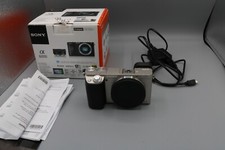 Sony Alpha 6000 silber 24 MP digital Kamera WLAN  Gehäuse E-Mount Shutter: 9796