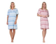 Damen Nachthemd, Knopfleiste