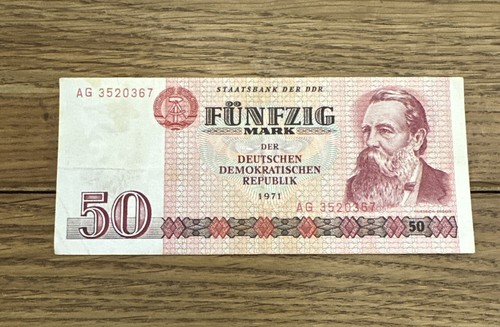Mark ddr banknote 1971 - 50,