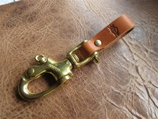 Heavy Duty Keyring Holder Brass Geldbeutel Kette Wallet Chain Heritag Rockabilly