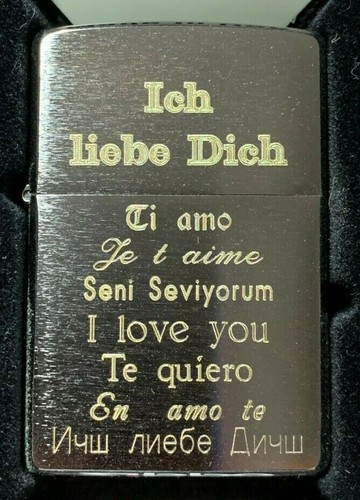 Zippo love you ich liebe - you,
