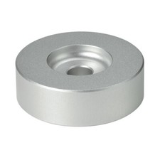 Dynavox Aluminium Single-Puck ASP2 silber Gewicht 32g Höhe 12 mm